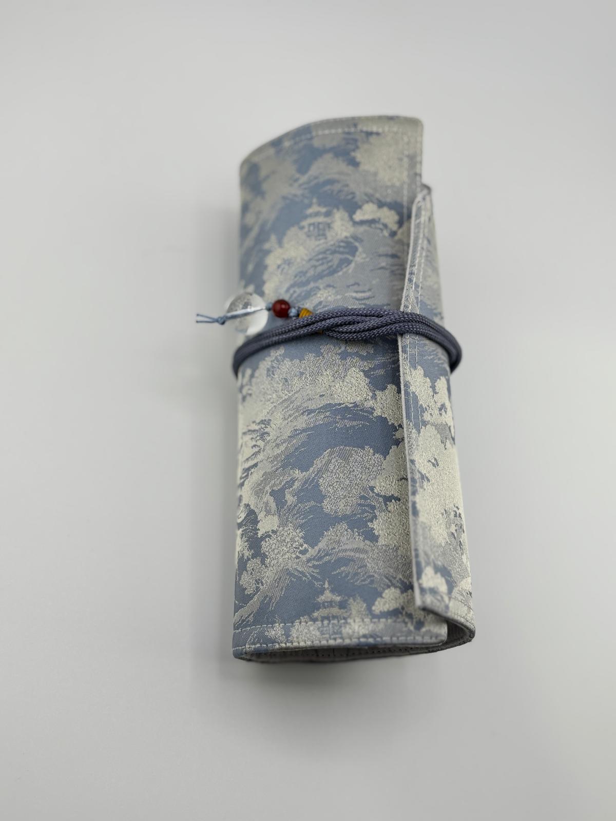 Hand-Made Silk Pen Pouch - In ShanShui 山水